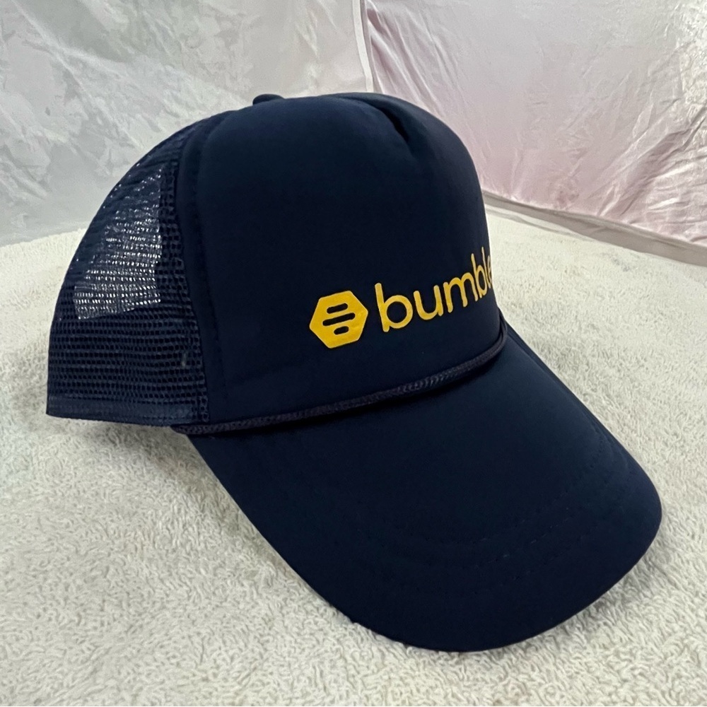 Bumble Adjustable Navy and Yellow Baseball Cap - Picture 5 of 15
